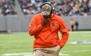 Dino Babers compared the process of turning Syracuse around to baking a cake.