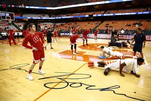 Syracuse takes on Wisconsin at 7:30 p.m. Tuesday. The Orange lost to the Badgers in overtime last year.