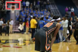 Brittney Sykes scored 21 points against Drexel on Monday night. SU suffered its first loss since April when it lost to Connecticut in the national championship.
