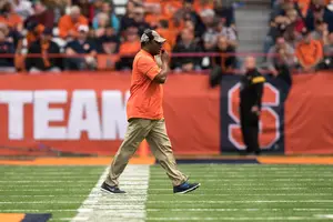 Dino Babers walked toward the sideline against N.C. State on Saturday. Two days later, he addressed his team.