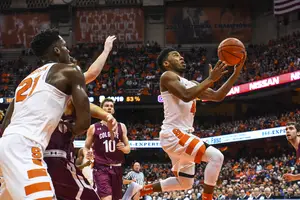 John Gillon sparked Syracuse off the bench against Colgate. He and Frank Howard could give the Orange a dynamic element from the point guard position.