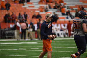 Eric Dungey missed his second straight game with an injury. Dino Babers said Zack Mahoney would start next week at Pittsburgh if Dungey is out.