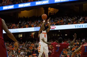 Andrew White and Syracuse have sped to four effortless wins so far this season. The Orange face South Carolina next at the Barclays Center. 