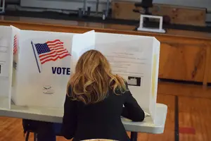 Democratic candidate Colleen Deacon cast her vote in the 2016 election on Tuesday morning after campaigning for New York state's 24th Congressional District over the past 13 months.