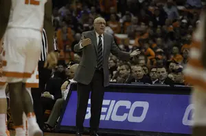 Jim Boeheim and Syracuse lost its fifth nonconference game, the first time that's ever happened for the Orange. 