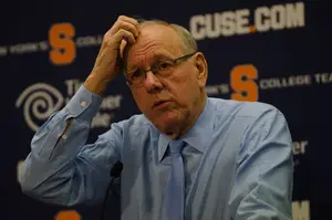 Head coach Jim Boeheim has had a deeper bench than in previous years. But one month into the season, it hasn't really helped.