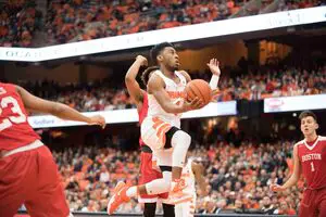Guard John Gillon broke out for a team-high 23 points Saturday afternoon, sparking an SU offense that had struggled. 