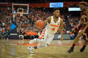 John Gillon contributed six assists along with his four points in the win. 