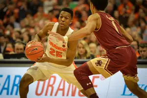 Tyus Battle scored a career-high 21 points for Syracuse on Saturday. 