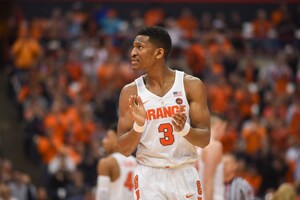 Andrew White led the Orange with 27 points, including 16 in the first half, in SU's 81-76 win over Wake Forest. 