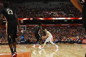 Tyler Lydon had one of the highlight plays of the season for Syracuse, but he said it doesn't top his block in the Sweet 16 last year. 