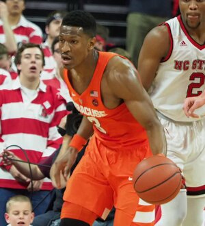 Andrew White and the Orange captured its first road victory of the season, downing the Wolfpack by seven in overtime. 