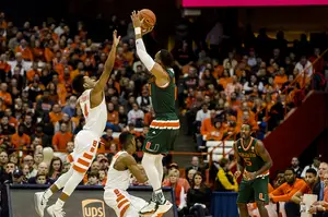 The Orange gave up 11 3-pointers against Miami and 14 3-pointers against North Carolina State on Wednesday.