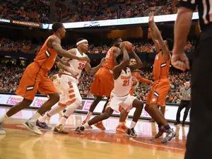 Tyler Roberson has been a vocal point of SU's defense in this recent stretch.