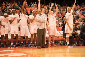 Syracuse cheered a lot Thursday night for Briana Day, who notched another double-double in her senior season. 