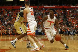 Syracuse will look to bounce back from a 20-point loss at Louisville. 