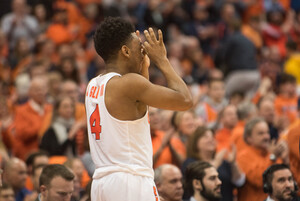 John Gillon was a sparkplug for the Orange, racking up a double-double with 10 points and 10 assists.