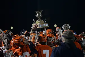 Syracuse took home the Kraus-Simmons Trophy with the win over Hobart on Wednesday night in Geneva, New York. 
