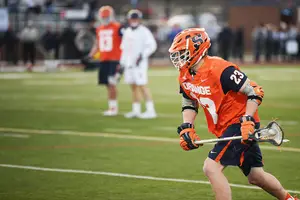 Nick Mariano thrived on the man-up oppurtunity for Syracuse, which was a big reason that the Orange managed to keep Hobart away. 