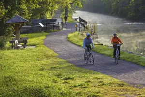 Stretching 7.5 miles, Onondaga Lake Park is filled with trails for biking and hiking.