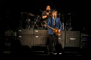 Paul McCartney played the Carrier Dome on Saturday as part of his One on One Tour. He supplemented the concert with stories spanning past his early days in the industry.
