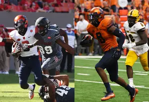 Ervin Philips (left) and Steve Ishmael (right) have dominated in their season years. Philips has set a school and ACC singe-game record with 17 catches while Ishmael has already set a career high in receiving yards.