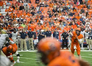 Eric Dungey leads Syracuse in passing (1,802 yards, nine touchdowns) and rushing (325 yards, eight touchdowns), but his most valuable contribution might be his ability to embolden teammates. 