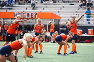 Syracuse's last chance to force overtime came down to its third penalty corner of the game. Virginia had 11 penalty corners, only scoring on one.