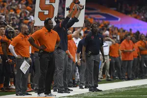 Dino Babers said Monday that he and his players spoke alone after losing to Pittsburgh last season. No other coaches were allowed in.
