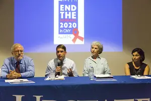 At Tuesday night's forum, the candidates discussed the establishment of gun courts, funding for initiatives and community policing. 
