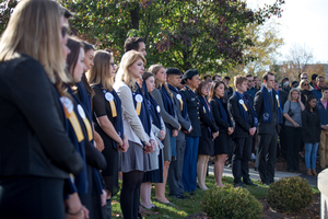 Many of the Remembrance Scholars choked up, or broke down in tears, when reading a brief description of the Pan Am Flight 103 victim they represented. 