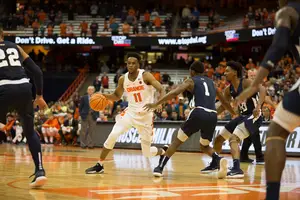 Oshae Brissett turned in a good all-around performance with 16 points, five boards, two steals and two assists.