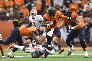 Syracuse, at 4-5, needs to win two of its final three games to earn bowl eligibility. 