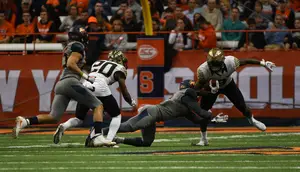 Syracuse was burned by Wake Forest senior quarterback John Wolford's run-pass options repeatedly throughout the night. 