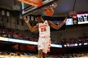 Tyus Battle bailed the Orange out of several possessions on Tuesday night en route to a career game and a Syracuse victory. 