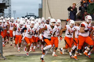 Syracuse has no hope of making a bowl game, but it would like to end the season strong after head coach Dino Babers promised a leap in Year 2. 