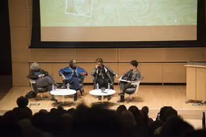 The three panelists spoke about black feminism, their life experiences and friendship.