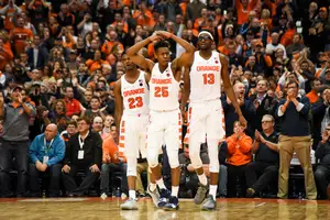 Syracuse downed Maryland on Monday night, but its biggest test of the season comes Saturday against No. 2 Kansas.