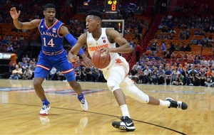 Tyus Battle, along with Frank Howard, brought the Orange to being down only seven points, but SU's star guard couldn't do enough.