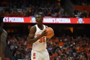 Bourama Sidibe last appeared in the Orange's 60-57 overtime loss to the Bonnies.