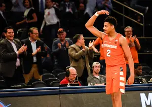 Matthew Moyer has struggled all season for SU, but he had a career night Tuesday at Madison Square Garden.