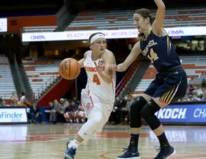 Tiana Mangakahia recorded another double-double with 16 points and 10 assists in the SU victory.