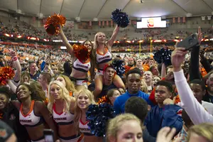 After Syracuse beat then-No. 2 Clemson on Oct. 13, a raucous celebration ensued in the Carrier Dome.