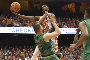 Frank Howard finished with four assists and four turnovers in Syracuse's two-point loss.