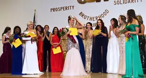 Emily Mahana, a senior at Syracuse University, recently was crowned Miss Upstate New York and will be competing for Miss New York this summer. 