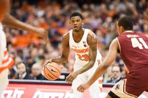 Frank Howard finished with 18 points and six assists in the Syracuse win in the Carrier Dome.