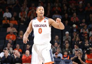 Devon Hall scored 13 points when Virginia defeated the Orange back in early January.
