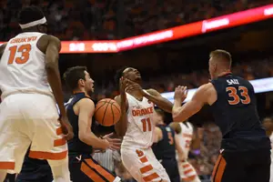 Virginia's packline defense made it a struggle for Oshae Brissett and Syracuse to get into the lane all game long.