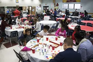 The Dr. Martin Luther King Jr. Community Celebration was held at Dr. King Elementary school as part of an ongoing partnership between Syracuse University and the Syracuse City School District. 