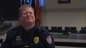 DPS officer Joe Shanley is known affectionately among the Syracuse University community as 